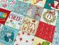 Preview: Patchworkstoff Windham Fabrics Detailansicht Christmas Quadrate mit Weihnachtsmotiven